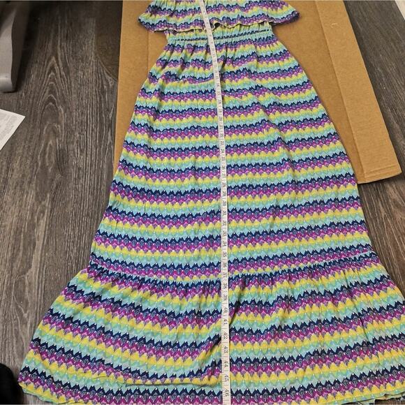 Mossimo Supply Co.Strapless Striped Maxi Dress S Summer Outdoor Boho Casual - Picture 6 of 7